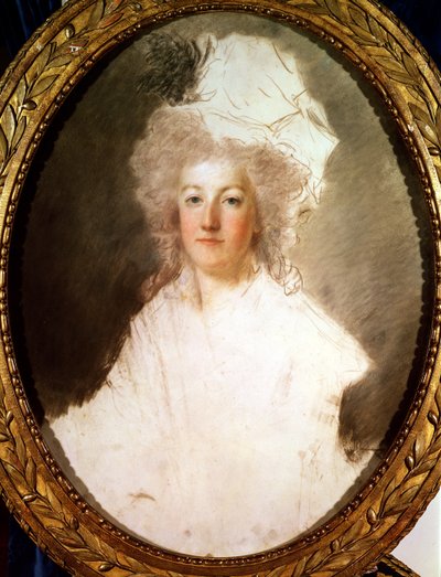 Unfinished Portrait of Marie-Antoinette by Alexandre Kucharski